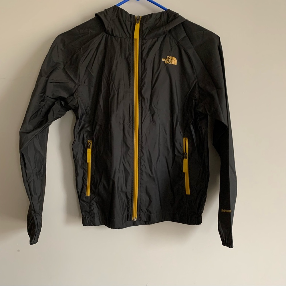 Kids north face windbreaker jacket hooded 10/12 M
